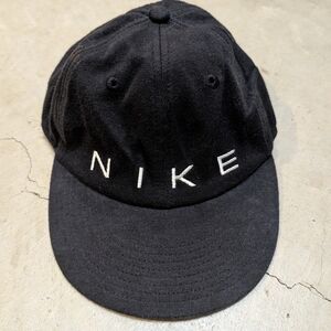 VTG 90s Nike Bugie Back Hat Black Spell out Men's